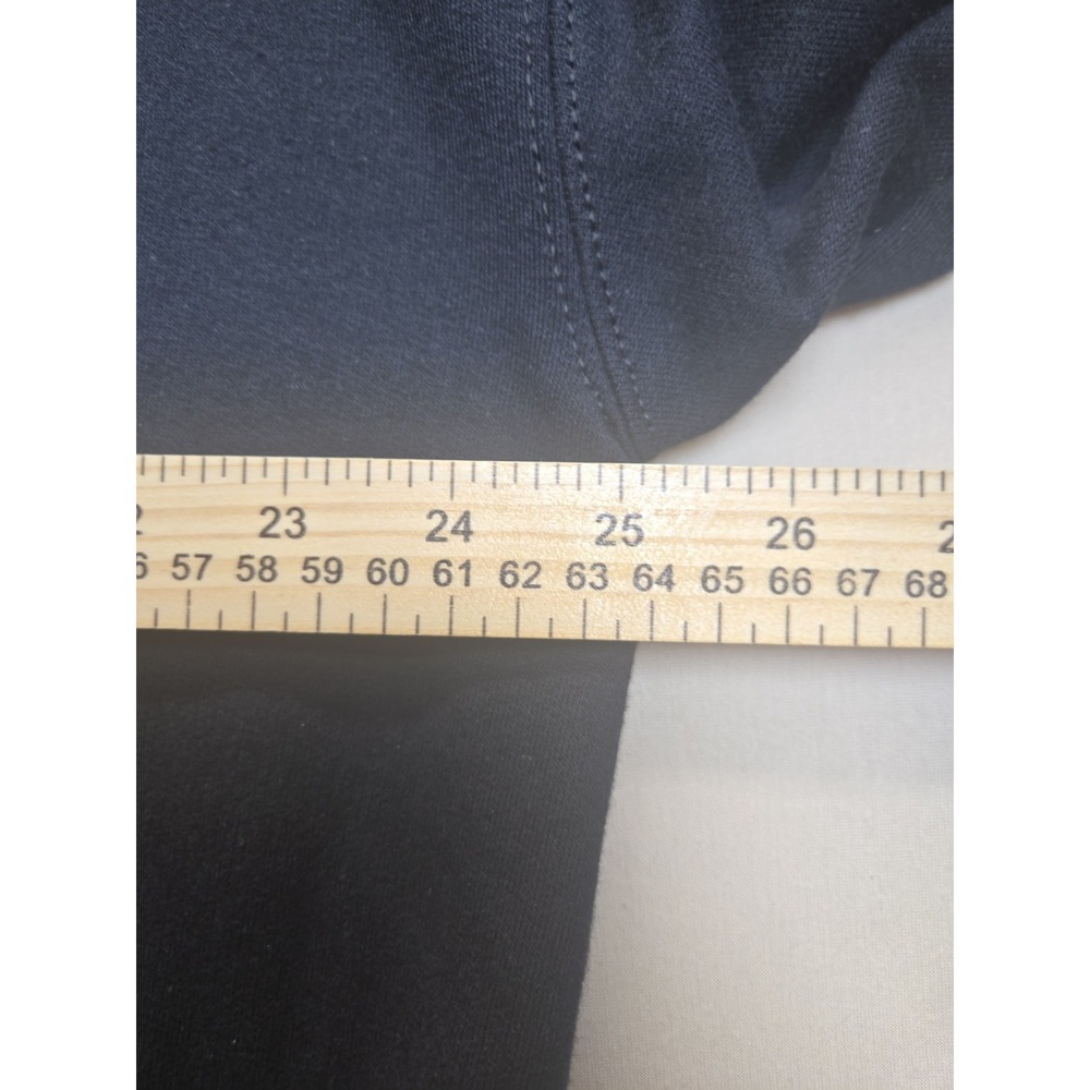 Gildan Black Mens Hooded Sweatshirt Long Sleeve Farm Built Rural XL NWT - Picture 5 of 8